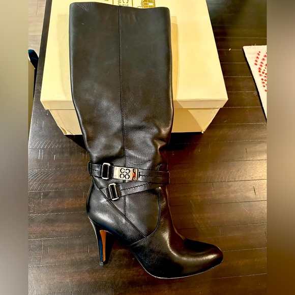 Coach Shoes - Coach. High heel boots. Size 8.5.